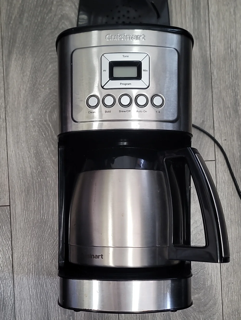 Cuisinart Stainless Steel Black Coffee Maker